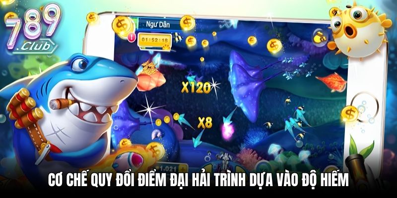 Đại Hải Trình - Siêu Phẩm Săn Cá Phiêu Lưu Cực Cuốn Hút Cơ chế quy đổi điểm Đại Hải Trình dựa vào độ hiếm